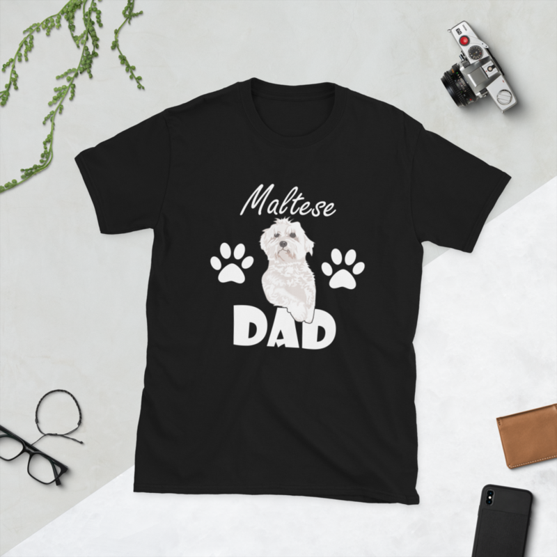 Maltese dad Short-Sleeve Unisex T-Shirt