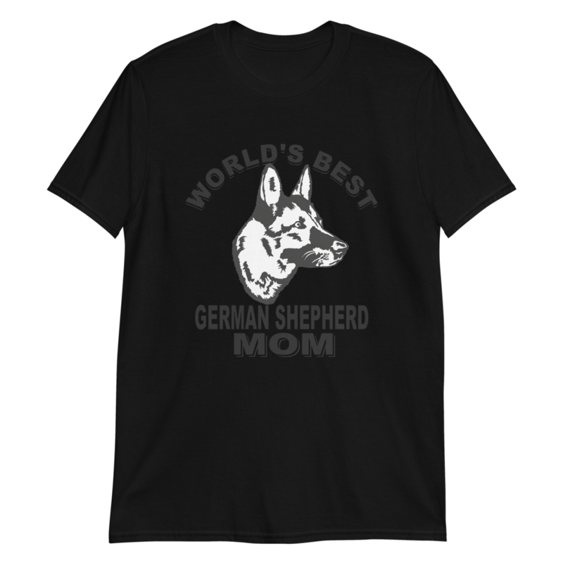 World's Best German Shepherd mom Dog Owner Shirt Short-Sleeve Unisex T-Shirt