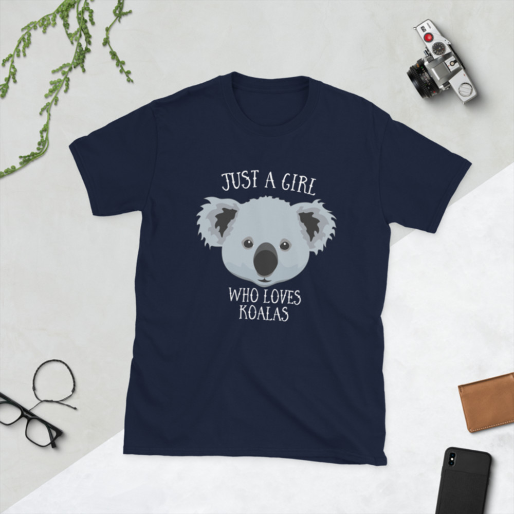 Just a Girl Who Loves Koala: Perfect Koala Lover Gift For Girl.Short-Sleeve Unisex T-Shirt