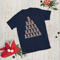 sloth pyramid christmas Short-Sleeve Unisex T-Shirt