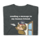 SENDING A MESSAGE TO MY HUMAN FRIEND CUTE SLOTH Short-Sleeve Unisex T-Shirt