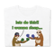 LETS DO THIS I WANNA SLEEP LAZY SLOTH FIGHTING FUNNY SLOTH Short-Sleeve Unisex T-Shirt