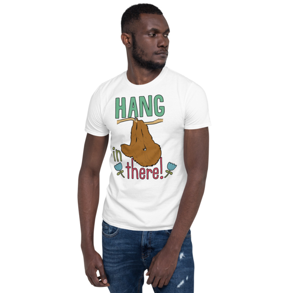 Hang In There Sloth Short-Sleeve Unisex T-Shirt