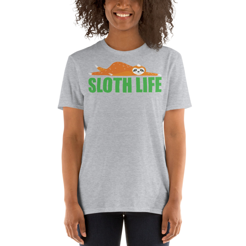sloth life cute sloth tshirt Short-Sleeve Unisex T-Shirt