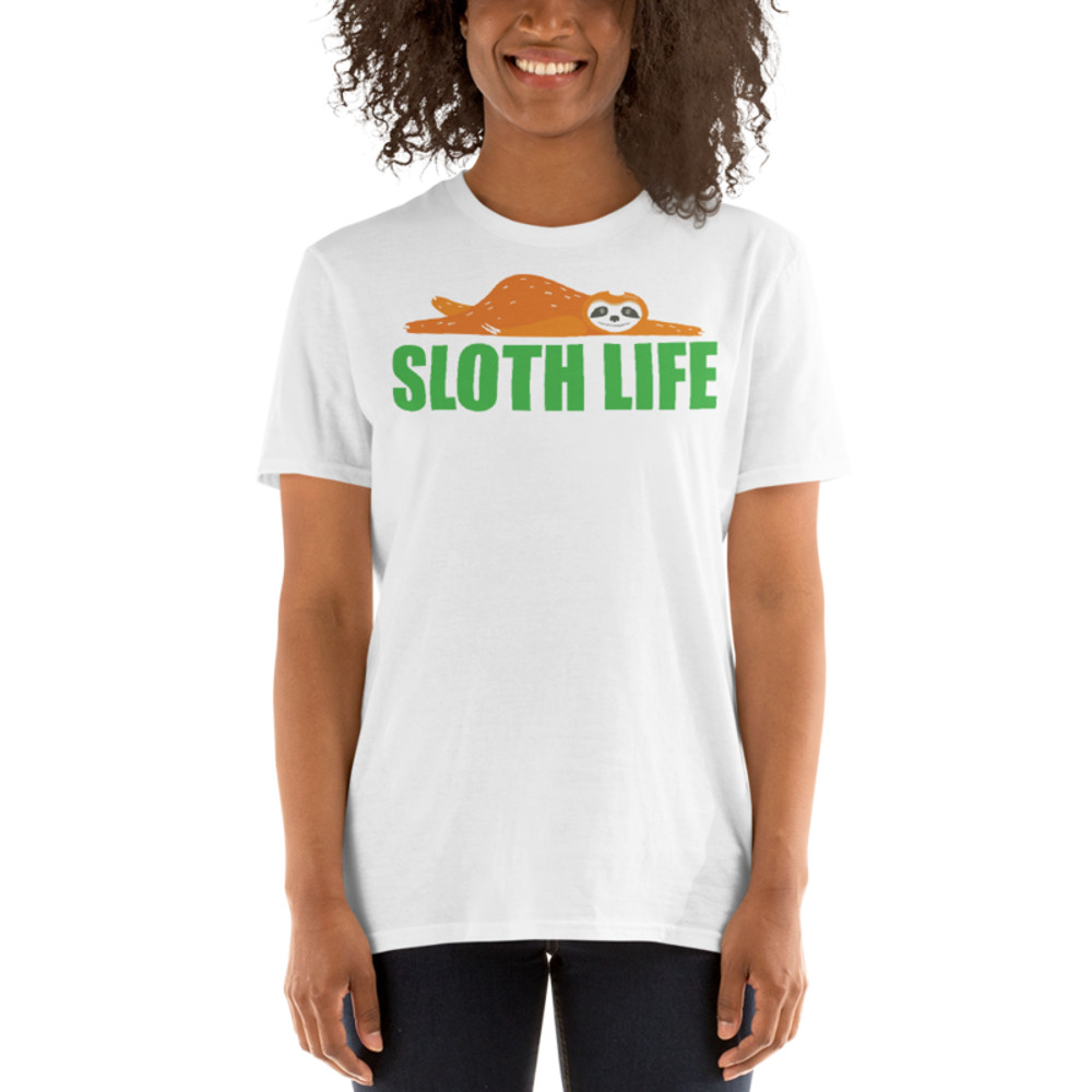 sloth life cute sloth tshirt Short-Sleeve Unisex T-Shirt