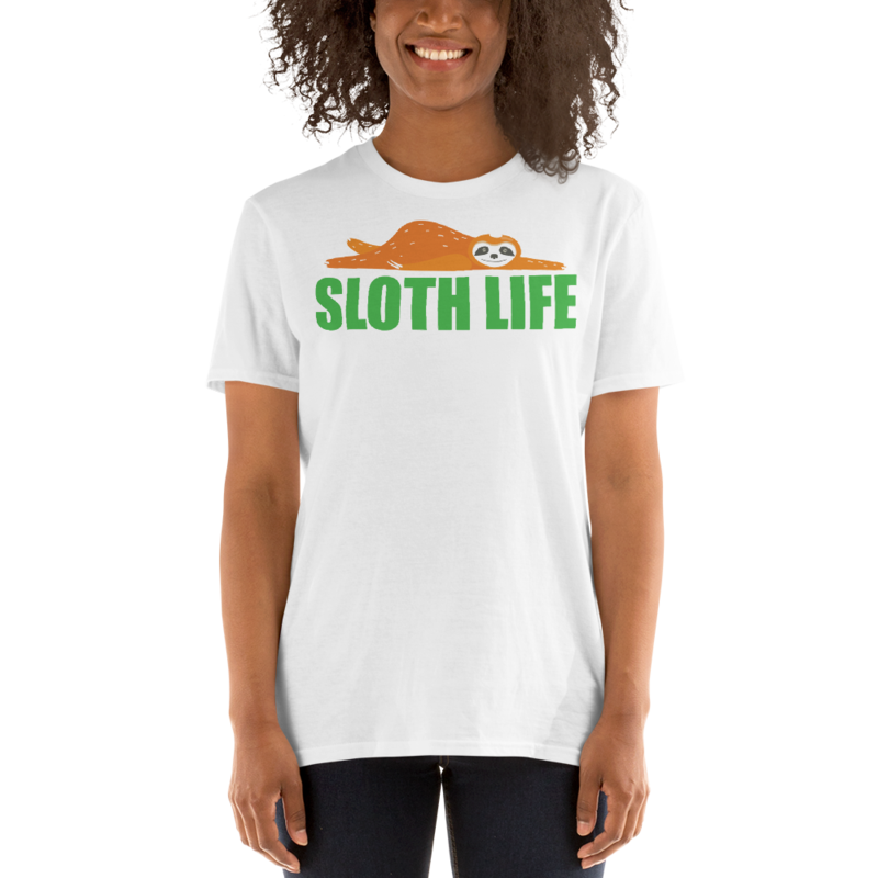 sloth life cute sloth tshirt Short-Sleeve Unisex T-Shirt