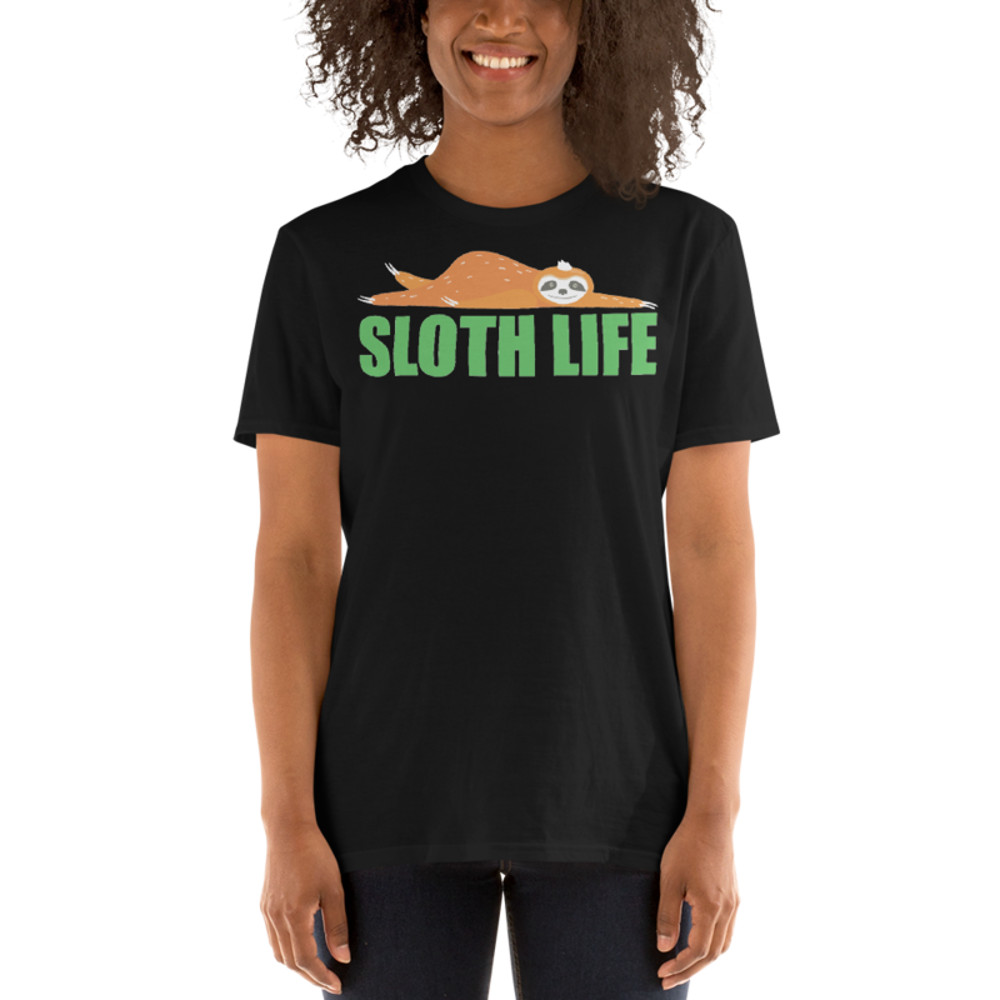 sloth life cute sloth tshirt Short-Sleeve Unisex T-Shirt