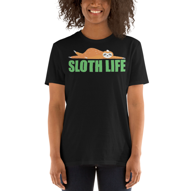 sloth life cute sloth tshirt Short-Sleeve Unisex T-Shirt