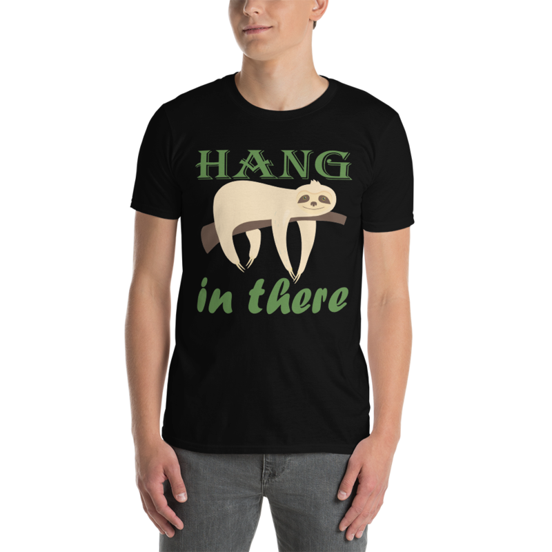 Hang In There Sloth Short-Sleeve Unisex T-Shirt