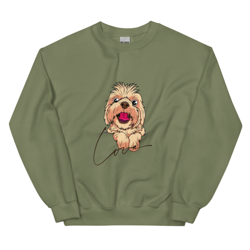 Dogs mom.love dogs.dady dogs.love animals.mom love dogs.girl friend.best friendUnisex Sweatshirt