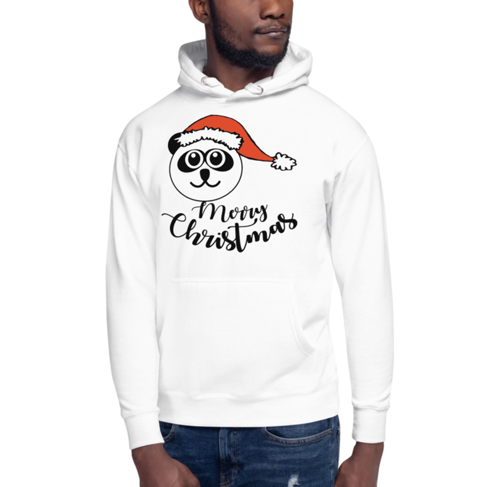 PANDA CLAUS, PANDA BEAR, MERRY CHRISTMAS, CHRISTMAS, XMAS T-Shirt Unisex Hoodie