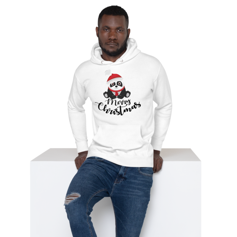 PANDA CLAUS, PANDA BEAR, MERRY CHRISTMAS, CHRISTMAS, XMAS T-Shirt Unisex Hoodie