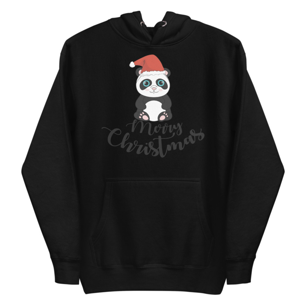 PANDA CLAUS, PANDA BEAR, MERRY CHRISTMAS, CHRISTMAS, XMAS T-Shirt Unisex Hoodie