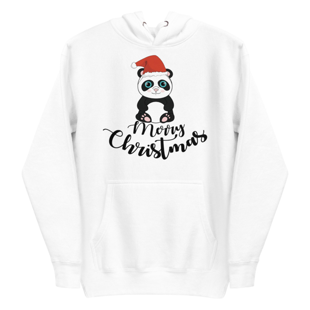 PANDA CLAUS, PANDA BEAR, MERRY CHRISTMAS, CHRISTMAS, XMAS T-Shirt Unisex Hoodie