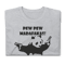 pew pew madafakas Funny Panda Short-Sleeve Unisex T-Shirt