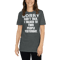 Sorry I can't talk I talked to two people yesterday - introvert T-Shirt Short-Sleeve Unisex T-Shirt
