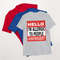 Hello I'm Allergic to People Funny Tee Shirt for Introverts Short-Sleeve Unisex T-Shirt