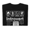 Introvert Label best tshirt for introverts Short-Sleeve Unisex T-Shirt