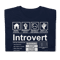 Introvert Label best tshirt for introverts Short-Sleeve Unisex T-Shirt