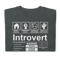 Introvert Label best tshirt for introverts Short-Sleeve Unisex T-Shirt