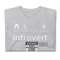 Introvert Label best tshirt for introverts Short-Sleeve Unisex T-Shirt