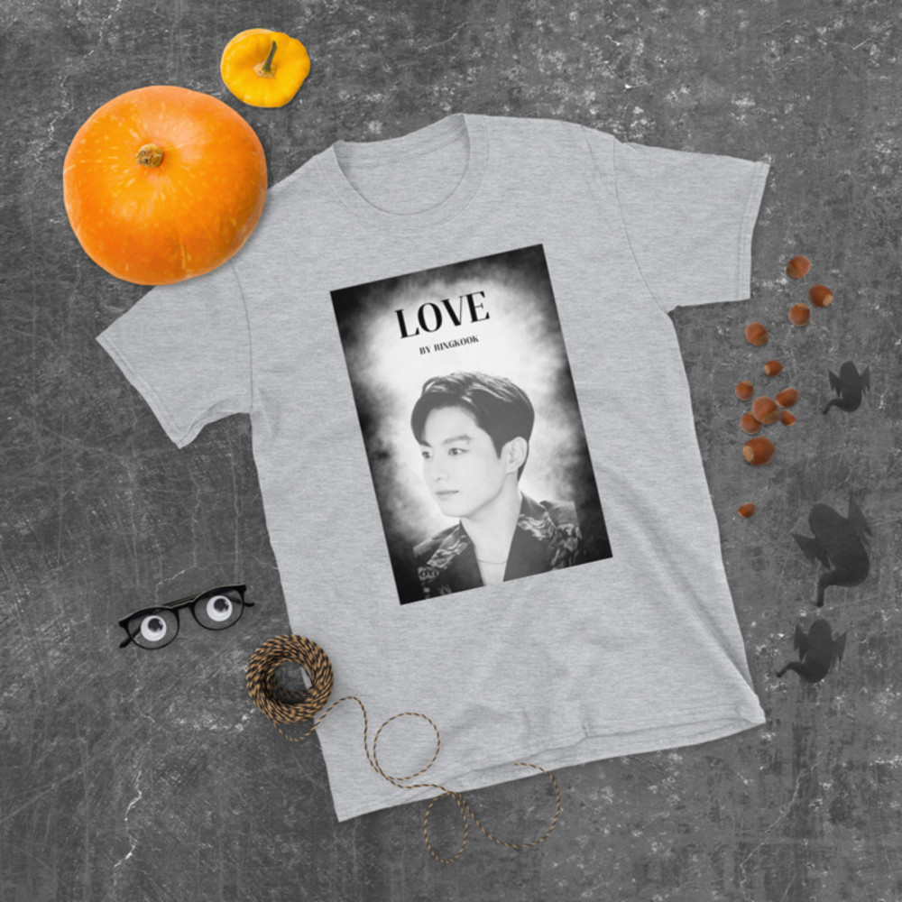 BTS JUNGKOOK.KOOKY BUNNY.jeon jk love.sweet jk.kpop star jk.seven.3D jkShort-Sleeve Unisex T-Shirt
