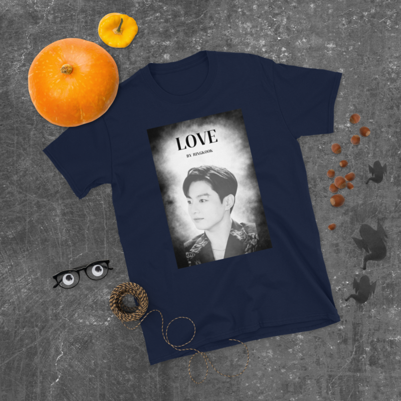 BTS JUNGKOOK.KOOKY BUNNY.jeon jk love.sweet jk.kpop star jk.seven.3D jkShort-Sleeve Unisex T-Shirt