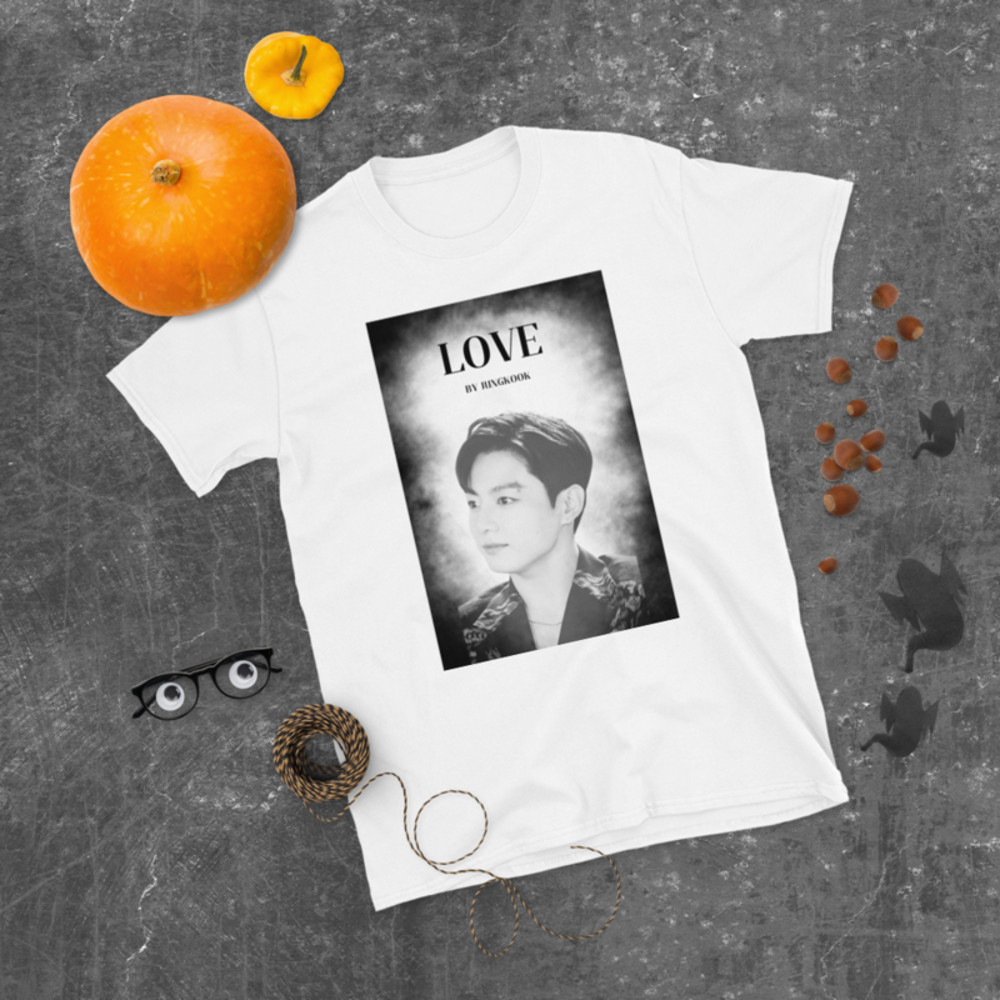 BTS JUNGKOOK.KOOKY BUNNY.jeon jk love.sweet jk.kpop star jk.seven.3D jkShort-Sleeve Unisex T-Shirt