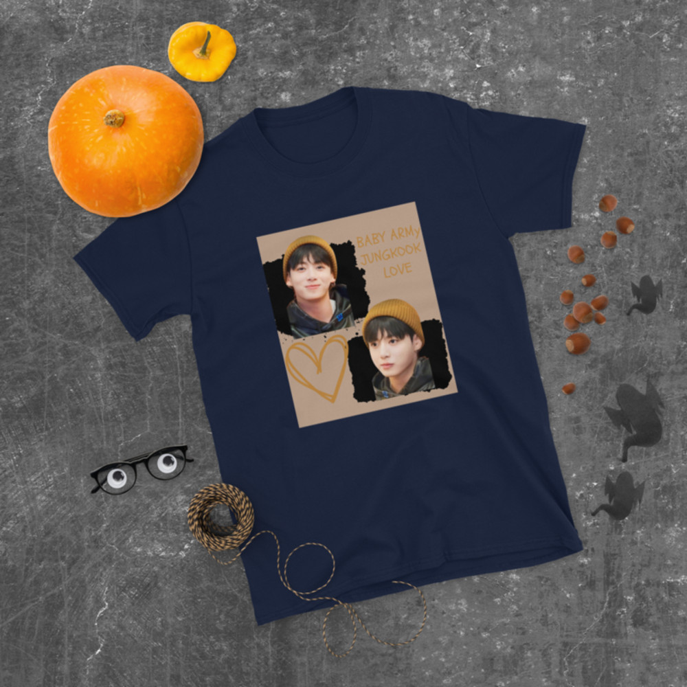 Smile jk.baby jeon jungkook.BTS kpop star.seven jkShort-Sleeve Unisex T-Shirt