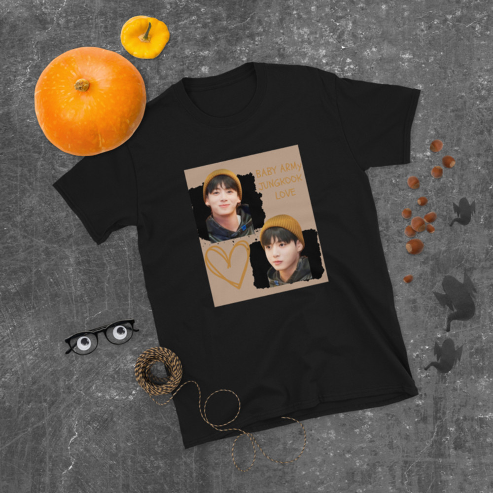 Smile jk.baby jeon jungkook.BTS kpop star.seven jkShort-Sleeve Unisex T-Shirt