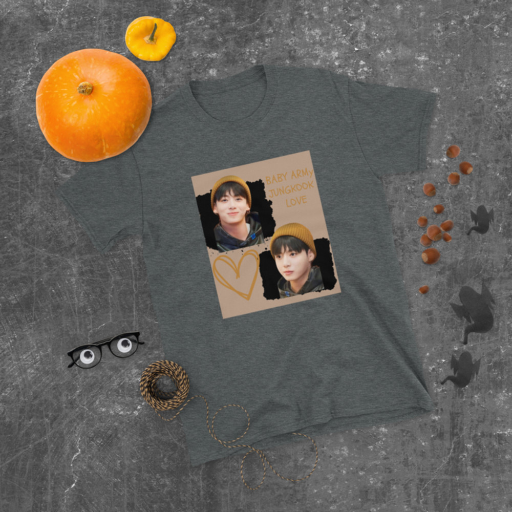 Smile jk.baby jeon jungkook.BTS kpop star.seven jkShort-Sleeve Unisex T-Shirt