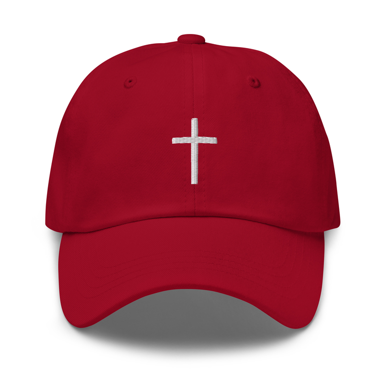 Cross embroidered baseball cap | embroidered cross hat | Christian e