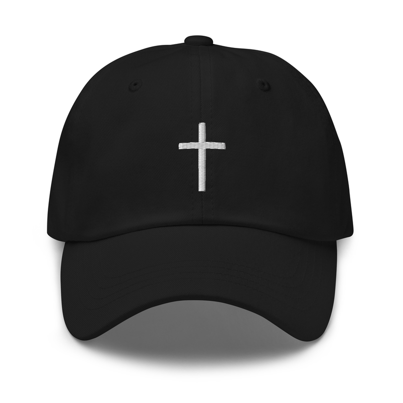 Cross embroidered baseball cap | embroidered cross hat | Christian e