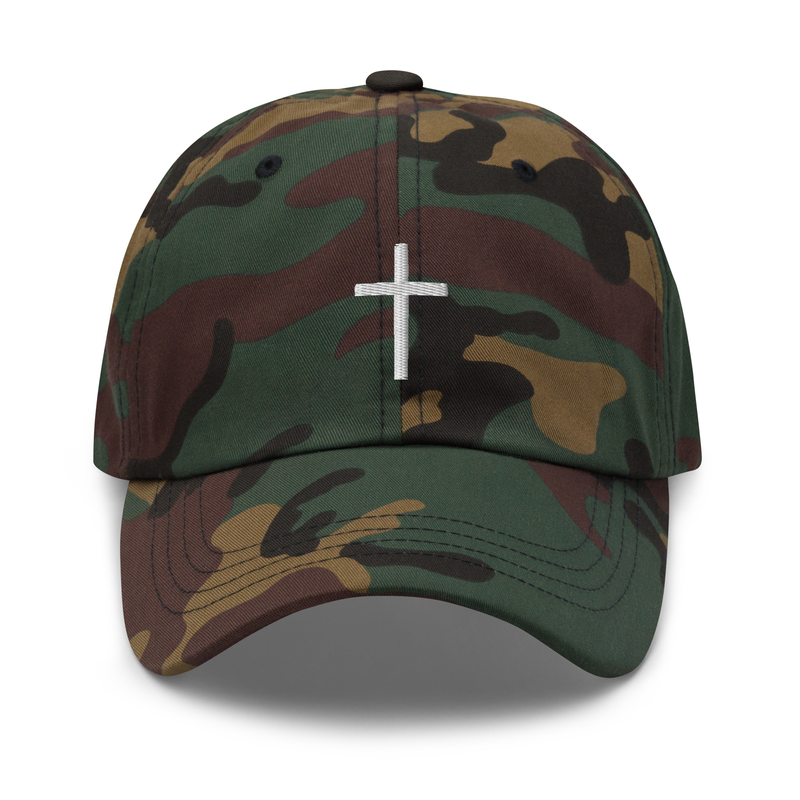 Cross embroidered baseball cap | embroidered cross hat | Christian e
