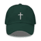 Cross embroidered baseball cap | embroidered cross hat | Christian e
