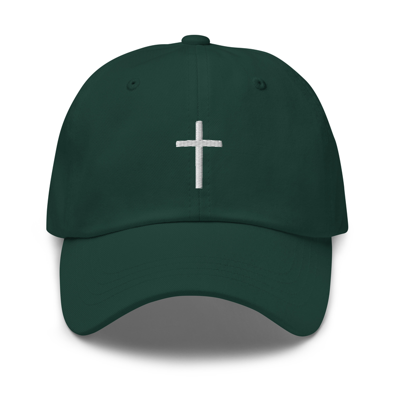 Cross embroidered baseball cap | embroidered cross hat | Christian e