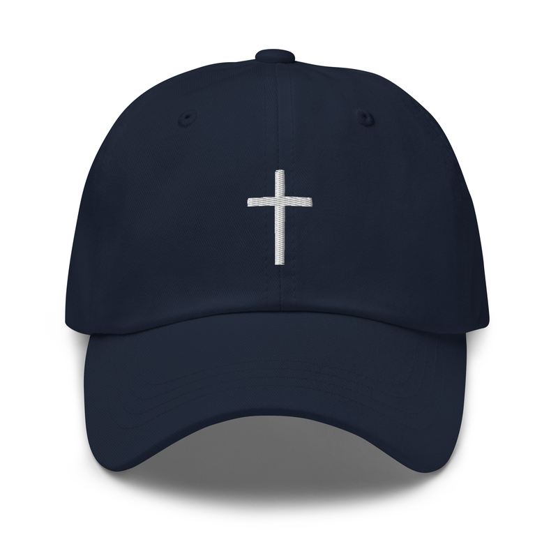 Cross embroidered baseball cap | embroidered cross hat | Christian e