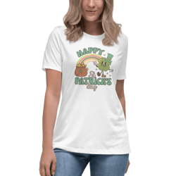 happy st patricks day - women's relaxed t-shirt