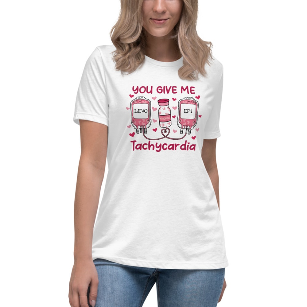 Nurse Valentine's Day - Women's Relaxed T-Shirt - Valentine's Day