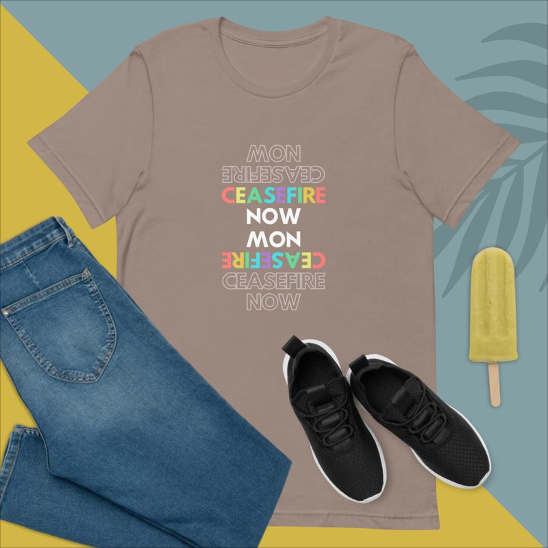 Ceasefire now | Stop War | Free Gaza | Unisex t-shirt