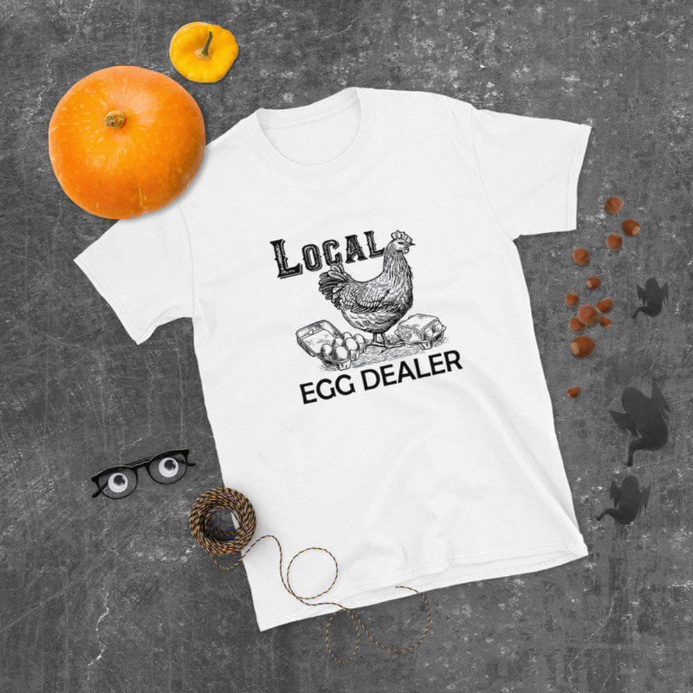 Loca Eggs Dealer T-shirt, Funny Chicken T-Shirt, Chicken Lover T-Shirt