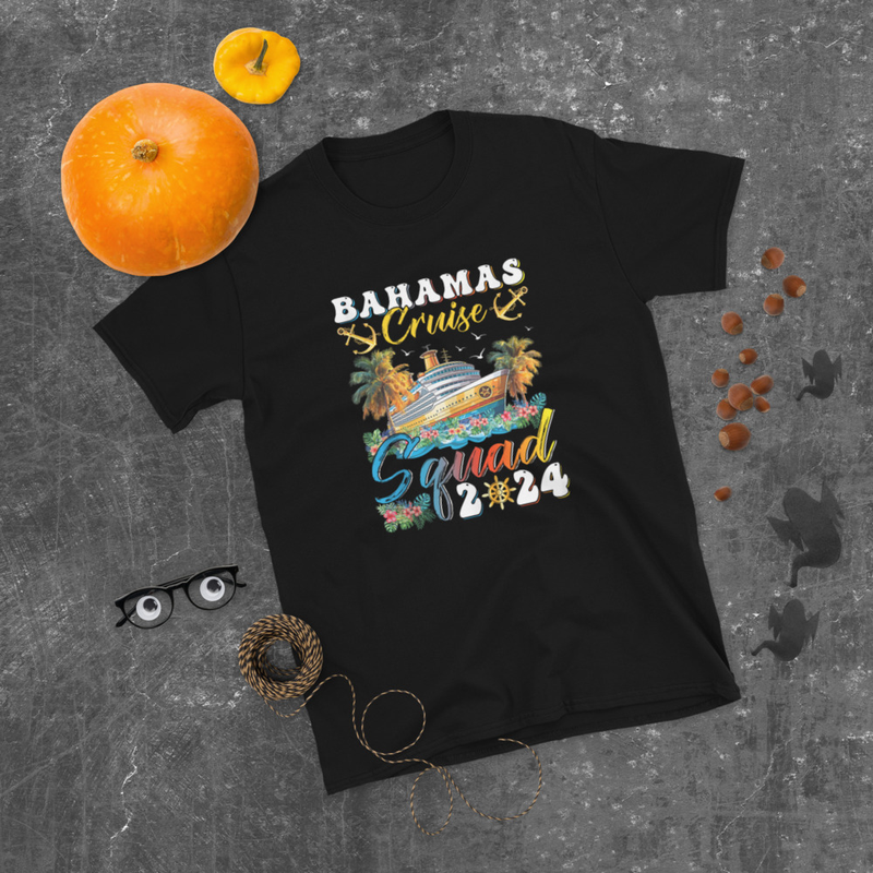 Retro Bahamas Cruise Squad 2024 Beach Vibes Summer Vacation T-Shirt