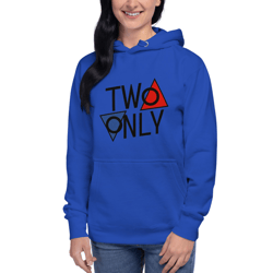 "two only" unisex hoodie