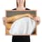 Framed photo paper poster. Lean female body. Picture good for home, office, clinic.