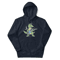 An Animestyle Dinosaur Playing An Electric Guitar Unisex Hoodie 1