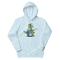 An Animestyle Dinosaur Playing An Electric Guitar Unisex Hoodie 10