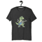 Dinosaur Playing An Electric Guitar Unisex Tshirt 5