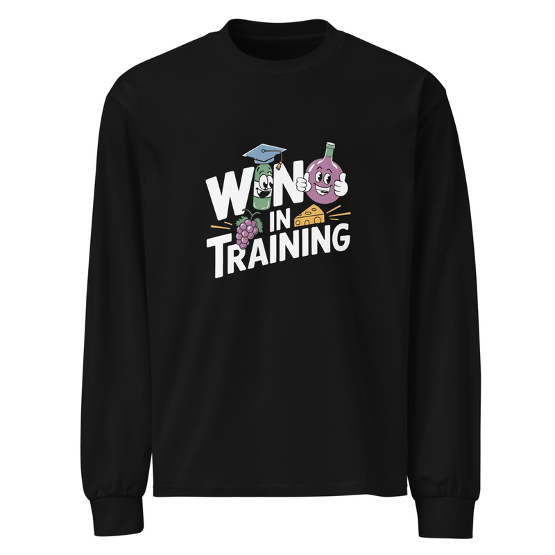 Wino In Training Premium Heavyweight Long Sleeve Shirt 0
