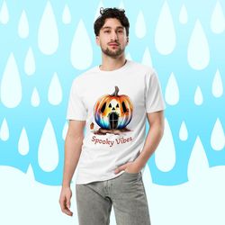spooky vibes printed unisex premium t-shirt