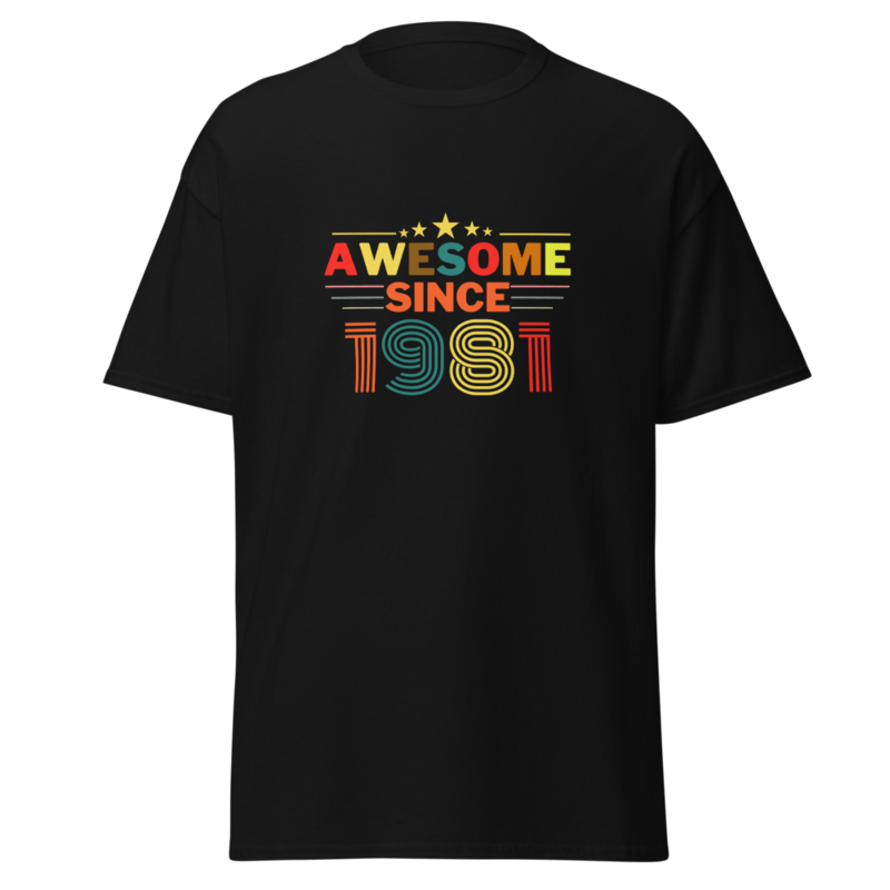 1981 Vintage Shirt 1981 Birthday Shirt 43th Birthday Gift 43th Birthday Gift Shirt 1981 Vintage Tee 2